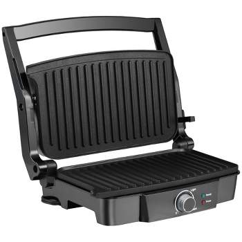 Salton 750 W Stainless Steel 3 in 1 Dual Compact Grill Sandwich