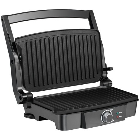 Homcom 3-in-1 Panini Press Grill, Stainless Steel Countertop