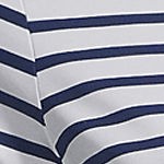 white/deep sea stripe