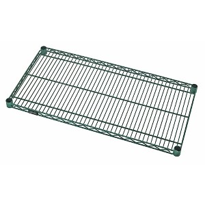 Quantum Storage Systems Wire Shelf, 24"W X 21"D, 600 - 800 Lb. Capacity, Green Epoxy Antimicrobial Finish, Nsf - 1 of 1