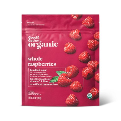 Organic Frozen Red Raspberries - 10oz - Good & Gather™