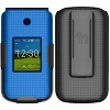 Nakedcellphone Combo for AT&T Cingular Flex 2 / Cricket Debut Flex Flip Phone - Hard Case and Belt Clip Holster - 2 of 4