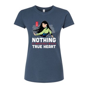 Women's - Disney - Nothing Is Impossible With A True Heart Fitted Graphic T-Shirt - 1 of 3