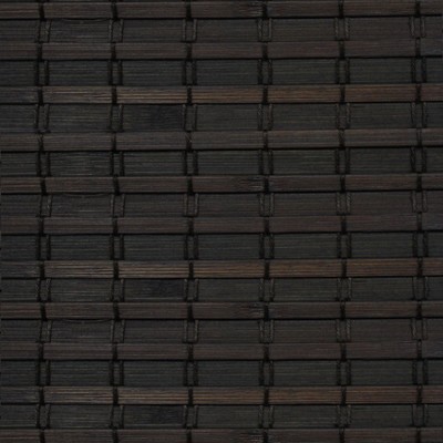 Espresso Bamboo Cordless Blackout Roman Shade 23" W x 64" L