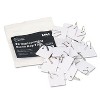 Securit Replacement Slotted Key Cabinet Tags 1 5/8 x 1 1/2 White 20/Pack 04983 - 2 of 4