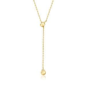 Ross-Simons 10kt Yellow Gold Lariat-Style Necklace Size - 1 of 3