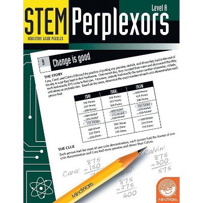 MindWare Stem Perplexors: Set Of 5  - Brainteasers - 5 Books