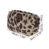 Unique Bargains Durable Leopard Print Makeup Bag Brown 1 Pc - 2 of 3