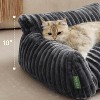 Cute Couch Bed for Pets, Supportive Cat Sofa for Indoor Cats, Medium Dog Sofa Bed for Medium Dogs, Grey, 30 inches - 3 of 4