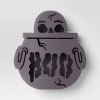 12" LED Cauldron with Boo Backlit Sign Halloween Novelty Silhouette Light Purple/Green - Hyde and EEK! Boutique™ - 3 of 3