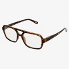 Women's Navigator Plastic Aviator Blue Light Filtering Glasses - Universal Thread™ Brown/Tortoise Diopter - 2 of 2