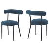 Gulches Navy Blue Dining Chair Set of 2 - 4 of 4