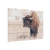 Trademark Fine Art Nathan Larson Bison Call Wood Slat Art - 2 of 4