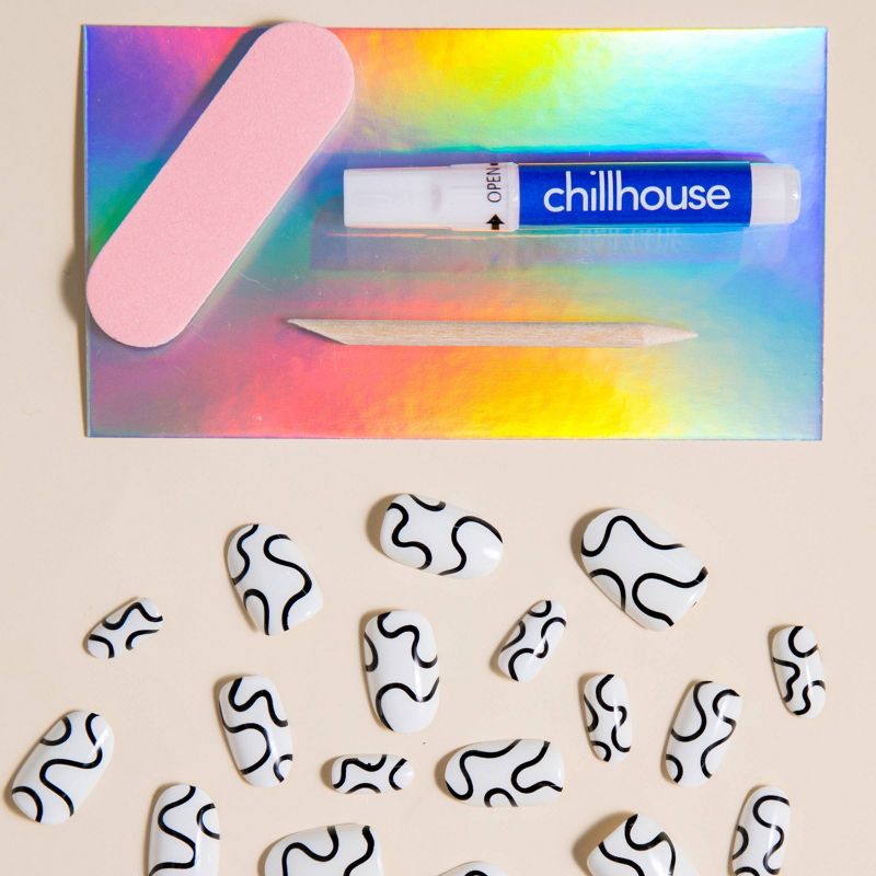 Chillhouse Chill Tips Press-On Fake Nails - Wavy Baby - 24ct, 5 of 16