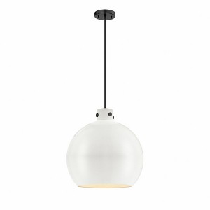 Newton Sphere - 1 Light Pendant In Industrial Style-18.25 Inches Tall and 18 Inches Wide - 1 of 1