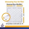 Filter King 30x36x1 Air Filter | 12-PACK | MERV 13 HVAC Pleated A/C Furnace Filters | MADE IN USA | Actual Size: 29.5 x 35.5 x .75" - 2 of 4
