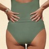 Women's Chic Ruched Hipster Bikini Bottom - Cupshe - 3 of 4