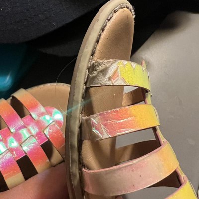 Holographic on sale sandals target