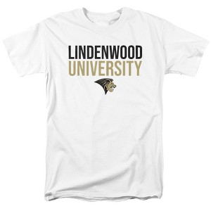 Campus Lab Lindenwood University Official Stacked Adult T-Shirt - 1 of 4