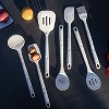 Better Houseware 8-Piece Silicone Utensils Set, White Marble - 2 of 4