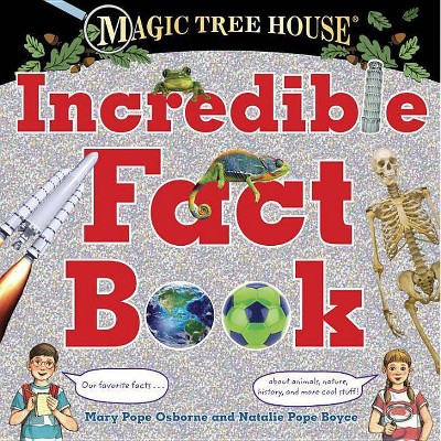 Magic Tree House Incredible Fact Book - (Magic Tree House (R)) by  Mary Pope Osborne & Natalie Pope Boyce (Hardcover)