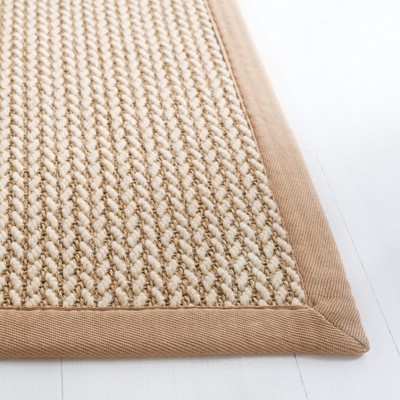 Beige Hand-Knotted Wool Area Rug, 8' x 10'