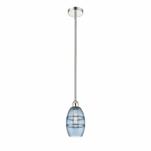 Vaz - 1 Light Stem Hung Mini Pendant In Industrial Style-7.63 Inches Tall and 5.88 Inches Wide - 1 of 1