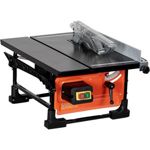 6.7-Amp Portable Table Saw with 24T Carbide Blade - 0-45¡ã Adjustable Cutting Depth, Dust Port, 36lbs Jobsite Table Saw for Woodworking - 1 of 4