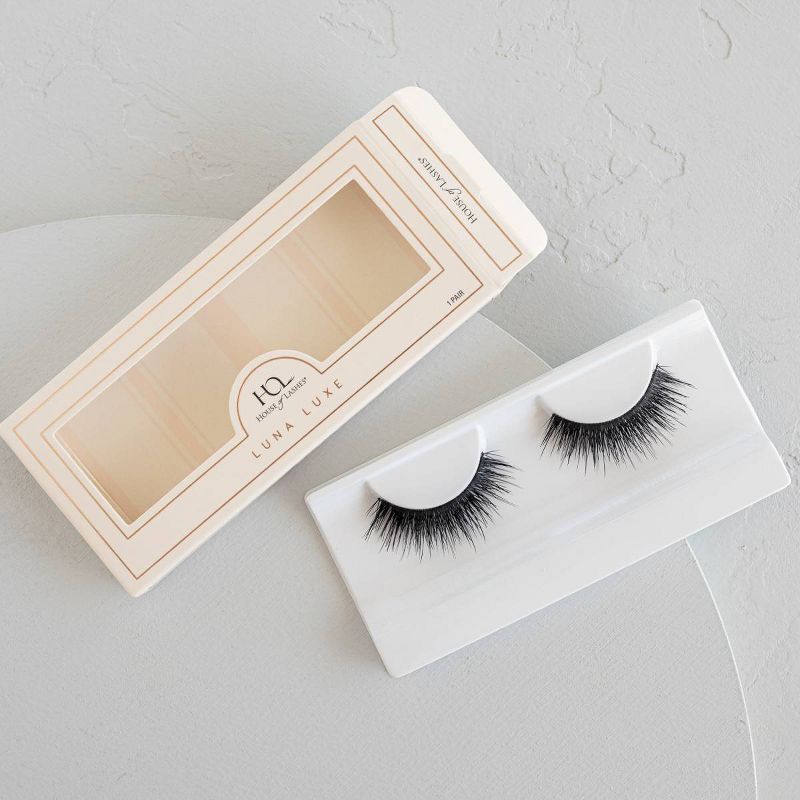 House of Lashes Luna Luxe Full Volume 100% Cruelty-Free Faux Mink Fibers False Eyelashes - 1pr, 4 of 8