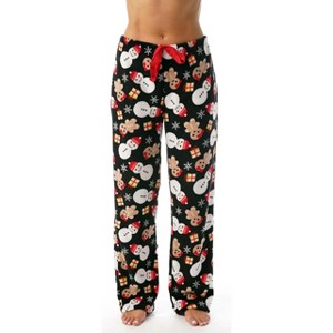 Just Love Womens  Print Plush Fleece Pajama Pants - 1 of 3