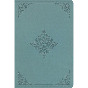 ESV Single Column Heritage Bible (Trutone, Paris Sky, Fleur-De-Lis Design) - by  Esv Bibles (Leather Bound) - 1 of 1