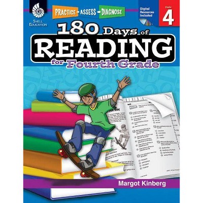 180 Days of Reading for Fourth Grade - (180 Days of Practice) by  Margot Kinberg (Paperback)