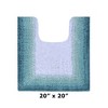 Torrent Collection 100% Soft Cotton Tufted Weave Bath Rug, Ombre Pattern, Highly Absorbent, Machine Washable Bathroom Mat for Multipurpose Use - 2 of 4