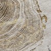 Taupe Gray And Brown Abstract Washable Indoor Outdoor Area Rug - 4 of 4