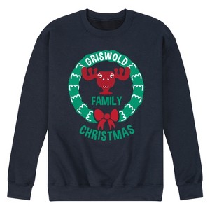 Men's - National Lampoon - Christmas Vacation Gridwold Family Christmas Graphic Fleece Sweatshirt - 1 of 4