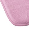 April Lane Art Love Pink Memory Foam Bath Rug Pink - Deny Designs - 3 of 4