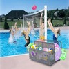 Poolside Float Storage, Outdoor Storage, PE Rattan Outdoor Pool Caddy With Rolling Wheels, Patio Deck Boxes, Storage Box, Pool, Beach-Sturdy - 3 of 4