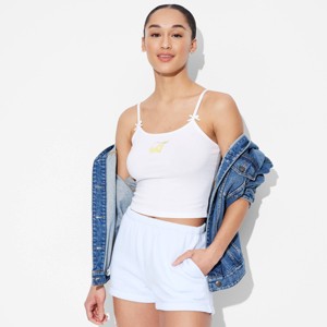 Women's High-Rise Fleece Shorts - Wild Fable™ - 1 of 3