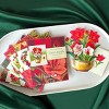 FreshCut Paper 6" 5ct Holiday Collection 3D Pop Up Floral Bouquets Tree and Wreath Greeting Cards with Envelopes - 2 of 4