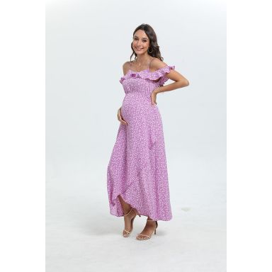 strapless open back dress Cotton Maternity Dress Maxi Long Maternity Gown Dresses Cloth For Preg –  DSProm