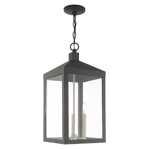 Livex Lighting Nyack 3 - Light Post Light in  Scandinavian Gray - 1 of 4