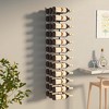 vidaXL Wall Mounted Wine Rack for 36 Bottles White Iron - 2 of 4