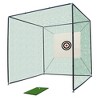 VisioGear Lawn Sports Sets 10FT Golf Practice Net Cage with Metal Frame Hitting Net Kit Indoor Outdoor, Black, 118.11"*118.11"*118.11" - 3 of 4