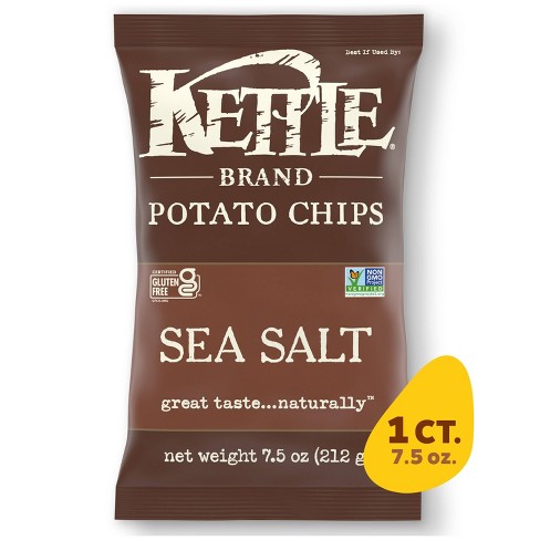 Kettle Sea Salt Potato Chips - 7.5oz - image 1 of 4