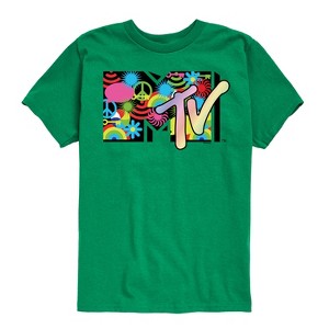 Boys' - MTV - Icon Collage Logo Short Sleeve Graphic T-Shirt - 1 of 3