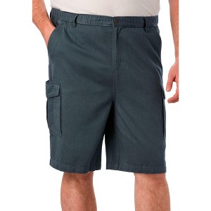 Boulder Creek by KingSize Men's Big & Tall Renegade 9" Full Elastic Waist Cargo Shorts - 1 of 4