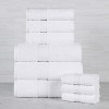 Organic Cotton Medium Weight Solid Towel Set by Blue Nile Mills - 2 of 4