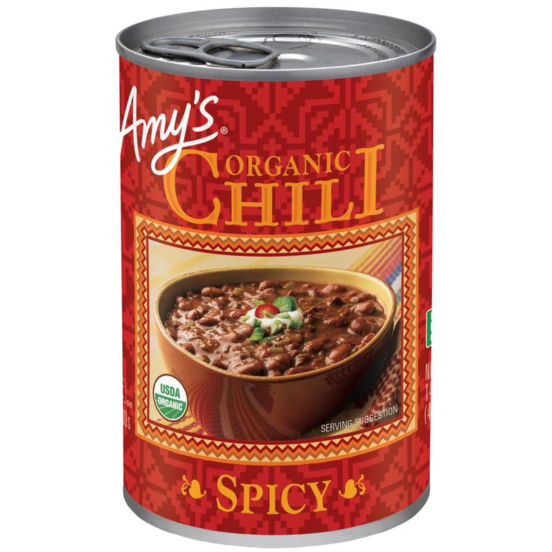 Amy&#39;s Organic Gluten Free Spicy Chili Soup - 14.7oz, 1 of 7