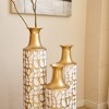 Floor Vases Gold Large Vases - 32/28/24 inch decorative high vases set of 3 for home decor Vintage Large vases - 4 of 4