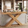 Hommoo Modern Console Table With Thicken X Base - 4 of 4